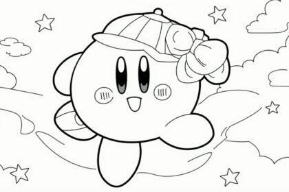kirby coloring pages