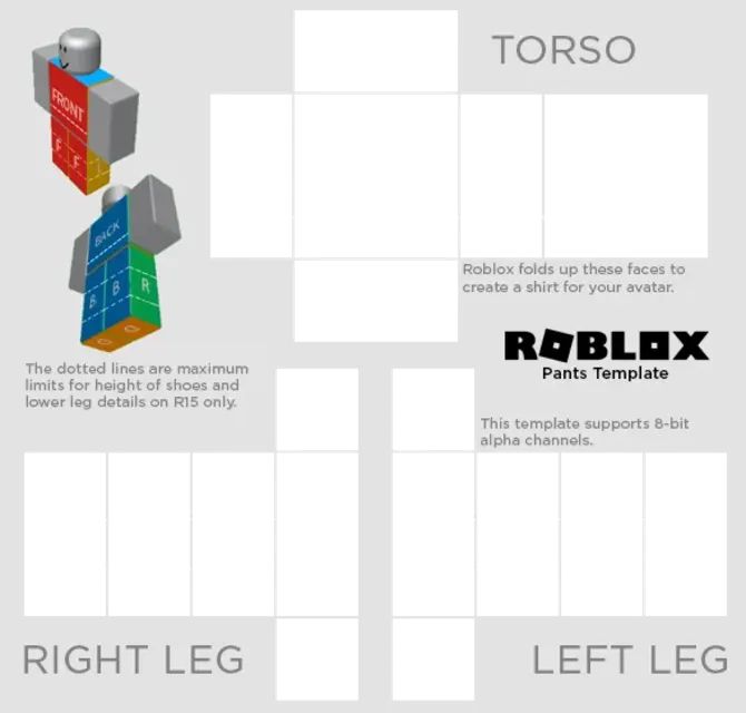 Roblox Shirt Template Transparent